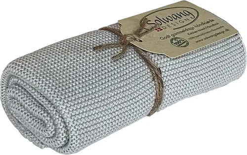 Vista 36 de Solwang 100% algodón orgánico certificado fabricado en la India Toalla de cocina/mano de diseño danés (verde ártico orgánico)