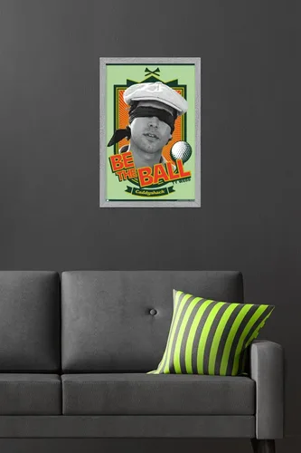 Vista 43 de Trends International Caddyshack - Póster de pared Be the Ball, 14.725 x 22.375 pulgadas, versión enmarcada de madera de granero