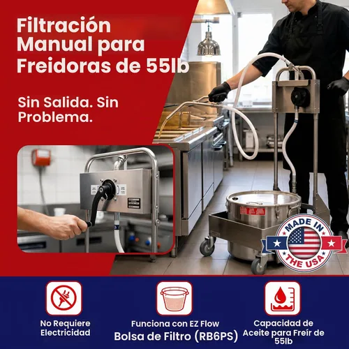 Vista 2 de MirOil - Máquina de filtro de aceite para freidora profunda, no necesita