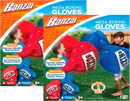 Vista 6 de Mega guantes de boxeo inflables para niños