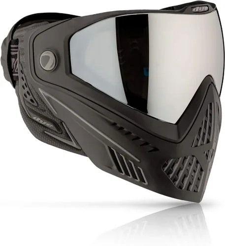 Vista 11 de Dye i5 Gafas de paintball – Lente térmica antivaho – Correa GSR Pro, orejas formadas por compresión – Protección facial profesional