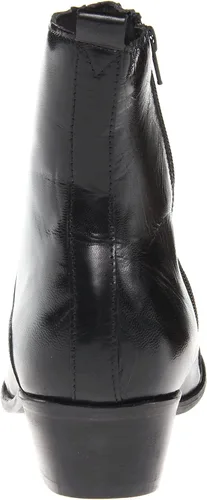Vista 3 de Stacy Adams Santos - Botas con cremallera lateral para hombre, cuero negro