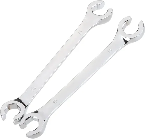 Vista 11 de Utoolmart Llave de tuerca acampanada, 0.236 in x 0.315 in métrica doble extremo abierto, 2 piezas