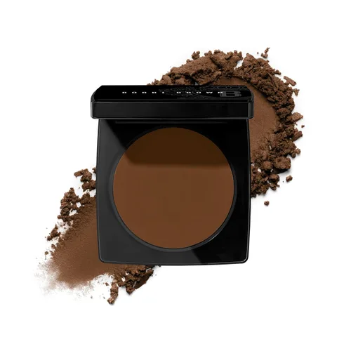 Vista 8 de Bobbi Brown Polvo prensado Sheer Finish Polvo fijador matificante absorbente de aceite para control de brillo durante todo el día Incluye soplo