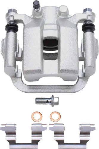 Vista 2 de Detroit Axle - Pastillas de cerámica traseras de repuesto de pinza de freno derecha para Infiniti G35 Nissan 350Z Murano Quest - Juego de 3 piezas
