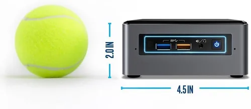 Vista 2 de Intel BOXNUC7I3BNK NUC Juego de componentes