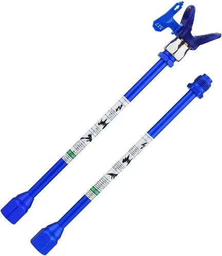 Vista 7 de JZXSJ - Varilla de extensión de punta de pulverizador de pintura sin aire, 6 piezas, varios tamaños, barra de extensión de punta de pulverizador