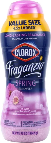 Vista 27 de Clorox Fraganzia Cristales Potenciadores de Aroma para Lavandería en Aroma de Madera de Cedro y Salvia - Perlas Perfumadas Frescas para el Lavado