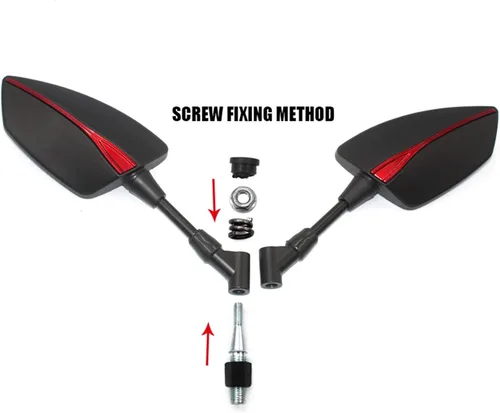 Vista 3 de Powersports - Espejos retrovisores para Yamaha &ha MT-07 MT 07 Mt07 FZ07 2014-2022 2020 2019 2020 2021 MT07 - Retrovisores universales de 0.315 in