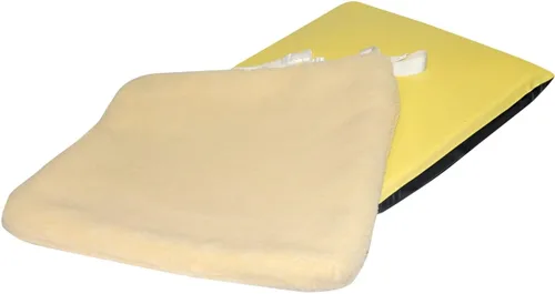 Vista 7 de Skil-Care Cojín de gel económico súper suave con funda LSII. 16 pulgadas de ancho x 16 pulgadas de profundidad x 2 pulgadas de alto. Soporte cómodo.