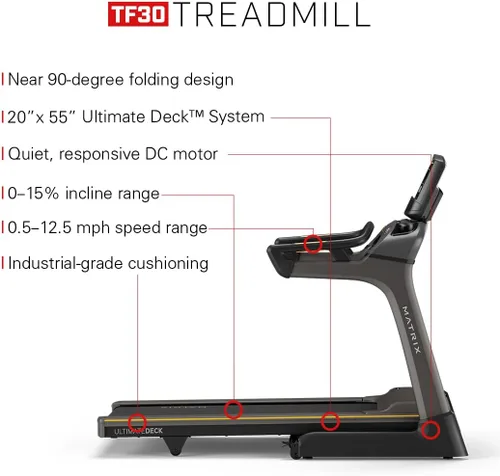 Vista 2 de Matrix Cinta de correr Fitness TF30 con consola XR