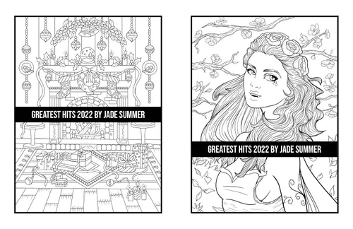 Vista 49 de Greatest Hits An Adult Coloring Book with the 100 Best Pages from the Jade Summer Collection