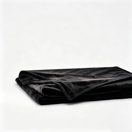 Vista 2 de TONGDADA Weighted Blanket Cover (Black Minky, 48''x72'' Duvet Cover)