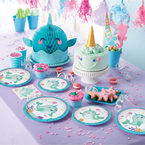 Vista 3 de Bolsas de papel Narwhal para fiestas, 8
