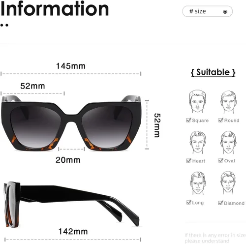 Vista 3 de kimorn Gafas de sol para mujeres y hombres de moda retro gafas de sol de moda K1354