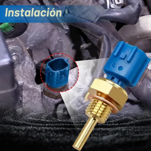 Vista 5 de Sensor de temperatura del refrigerante, sensor de temperatura del motor ECT, interruptor de temperatura compatible con Nissan Altima Frontier