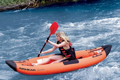Vista 3 de AIRHEAD Remo para kayak, Deluxe 2 sect, 84", hoja curvada