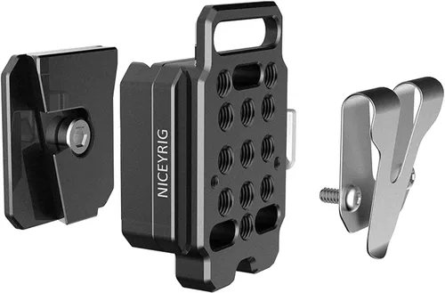 Vista 10 de NICEYRIG Placa base de liberación rápida con kit de ensamblaje V-Lock, para Arca estándar multiusos placa base de cámara aplicable para batería