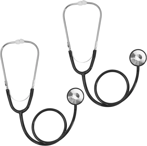 Vista 9 de Estetoscopio para niños, estetoscopio de enfermería que funciona de verdad para niños, juguete de jugar al doctor para niños pequeños, niños