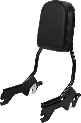 Vista 11 de TCMT Respaldo Vertical de Barra Sissy Estándar con Kit de Hardware de Acoplamiento Compatible con Harley Heritage Classic FLHC Street Bob FXBB