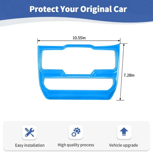 Vista 6 de RT-TCZ Cubierta de panel de interruptor de ventana para Jeep JL JLU Gladiator JT 2018-2024 Baby Blue Accesorios interiores