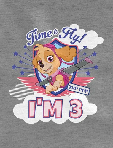 Vista 2 de Paw Patrol Skye - Camiseta de manga larga para niña de 3er cumpleaños