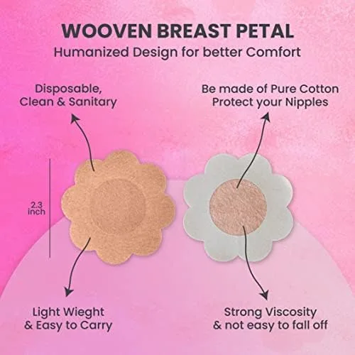 Vista 7 de Boob Tape- Boobytape For Breast Lift Sweat Proof Boobtape For Large Breasts, Boobtape & Nipple Cover In Body Tape Set(2"&3")
