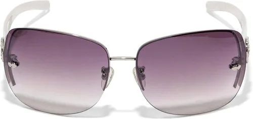Vista 2 de GUESS Factory - Gafas de sol sin montura para mujer, Blanco