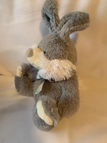 Vista 4 de Animal de peluche con peso, conejo jumbo con 10-15 libras, amigo de peluche lavable