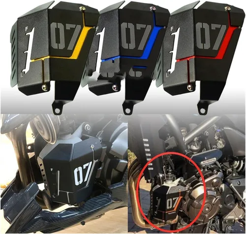 Vista 3 de Cubierta protectora para parrilla de radiador para Yamaha y ha MT-07 MT07 FZ MT 07 2014-2020 2018 2019 2017 2015 2016 FZ-07
