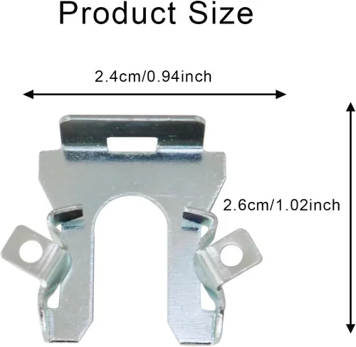Vista 2 de Carcasa de faro ajustando pivote con clips de retención de acero compatible con Ford F250 F350 F450 Bronco Lincoln Mercury F2AB13N020AA MMO05268 12