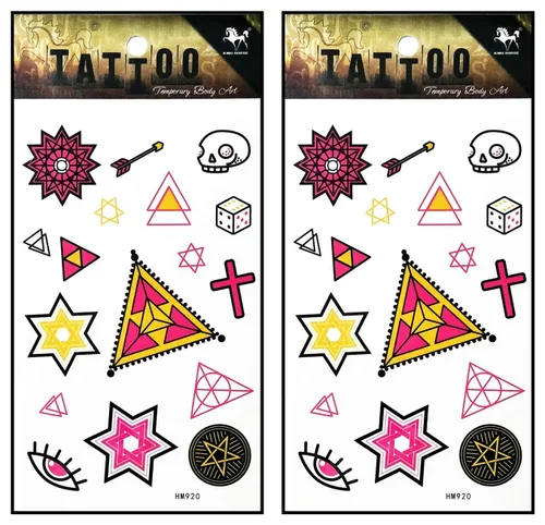 Vista 16 de Tatuajes 2 hojas de mariposas mosca de mariposa tatuajes temporales pegatinas falsas cuerpo brazo pecho hombro tatuajes para adolescentes, hombres