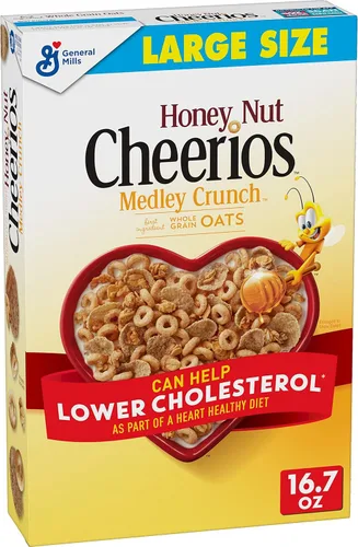 Vista 22 de Cheerios Cereal de desayuno sin gluten de avena integral, bolsa de 2.2 onzas (paquete de 5)