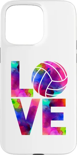 Vista 30 de Funda para iPhone 11 Pro Max Love Volleyball Watercolor Girl Team Tournament Retro Vibe