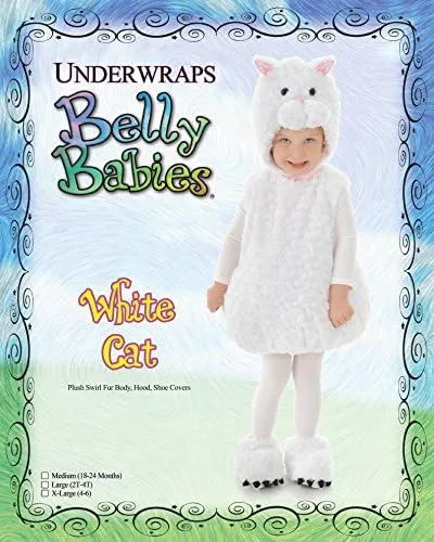 Vista 3 de Underwraps Disfraz de gato para bebés