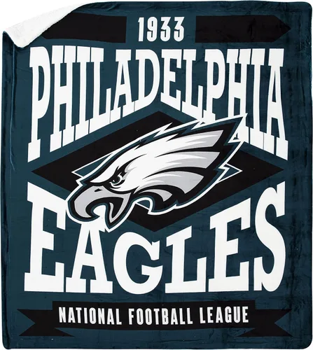 Vista 6 de Northwest NFL Unisex-Adult Silk Touch Sherpa Throw Blanket