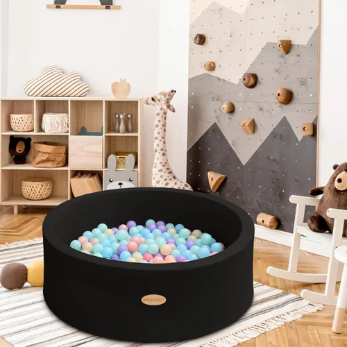 Vista 9 de HARBOLLE Pelotas redondas suaves de espuma viscoelástica de 35.4 pulgadas, no incluidas, corralito para interiores y exteriores, para bebés y niños