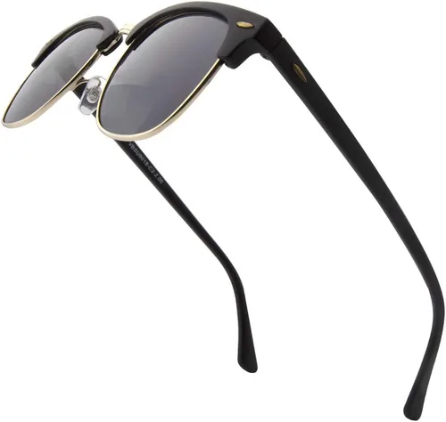 Vista 8 de VITENZI Gafas de sol bifocales para hombres y mujeres, lentes de lectura semi sin montura tintadas con lectores - Tivoli