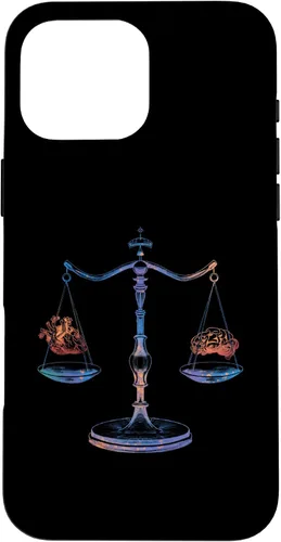 Vista 19 de Funda para iPhone 16 con corazón y cerebro