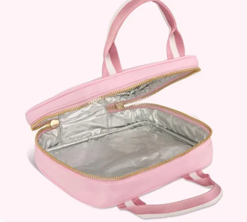 Vista 5 de Bolso Hobo de color caramelo retro para mujer, bolso de hombro de algodón lindo