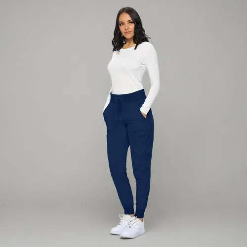 Vista 6 de Pantalones quirúrgicos acanalados para mujer