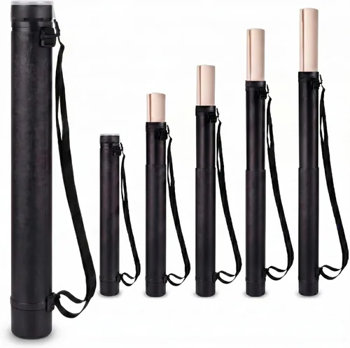 Vista 8 de Henoyso 1 Pcs Extendable Poster Tubes Bulk with Strap Blueprint Holder & Carrying Case for Maps, Documents, Artworks, Banners (XL)