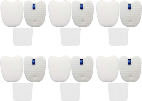 Vista 8 de Juego de filtros de vacío para Shark Rocket DuoClean HV380 HV380W HV381 HV382 HV384Q UV380 ZS360 ZS361C ZS362, 4 filtros de espuma y fieltro, 4