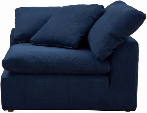 Vista 4 de Sunset Trading Contemporary Puff Collection - 7 sofás modulares en forma de U de 176 pulgadas, sofá tumbona con relleno de plumón, resistente a