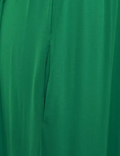 Vista 4 de Vestido largo sin mangas con espalda cruzada para mujer con bolsillos (XS-XXL)