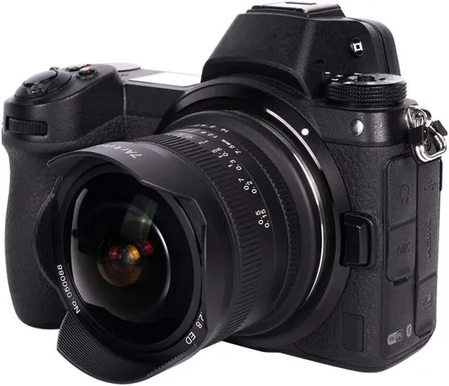 Vista 4 de 7artisans - Lente ojo de pez F2.8 II de 0.295 in para Olympus y Panasonic M4/3 Mount M4/3 Mount Compatibility, APS-C Format, 190° Ultra Wide