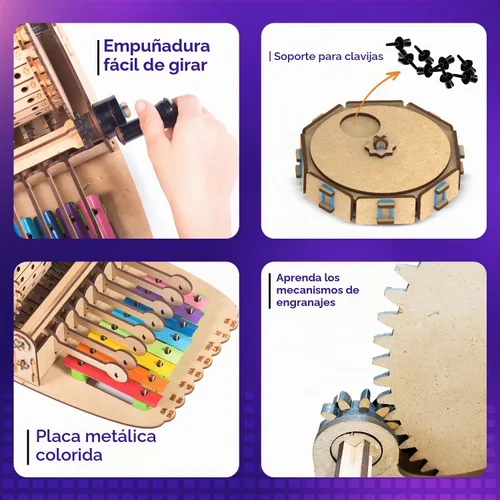 Vista 3 de Smartivity Máquina de música DIY de juguete para niños de 8 a 14 años