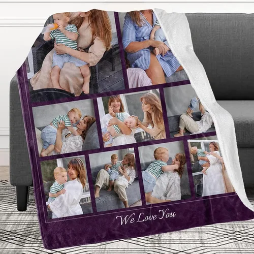 Vista 75 de Manta personalizada con imagen, mantas personalizadas para adultos y niños, manta de fotos personalizable, mantas personalizadas como regalo