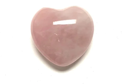 Vista 7 de Amatista 30MM pulido Worry Stone Puff Heart and Velvet Pouch