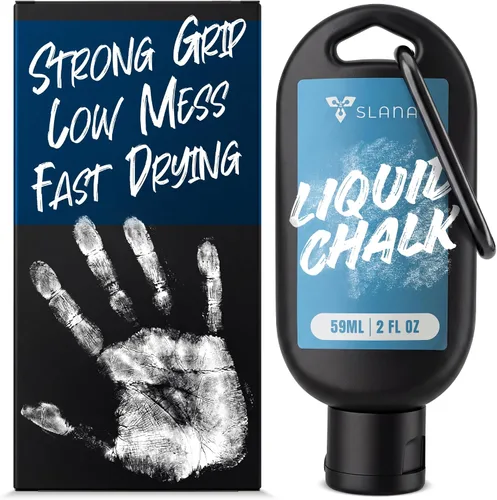Vista 11 de Liquid Chalk for Weightlifting, Gym and Workout Hand Chalk for Grip Fast Drying Grip Chalk For Lifting, Powerlifting, Pull Ups, Cheer, Gymnastics